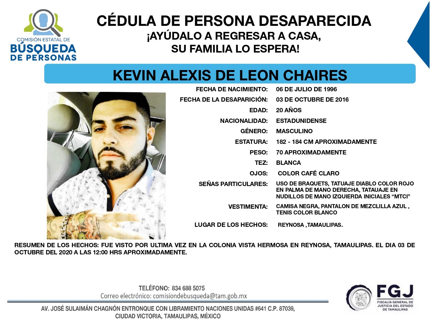 Kevin Alexis de León Chaires